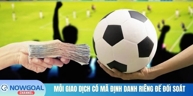 Mỗi giao dịch có mã định danh riêng để đối soát
