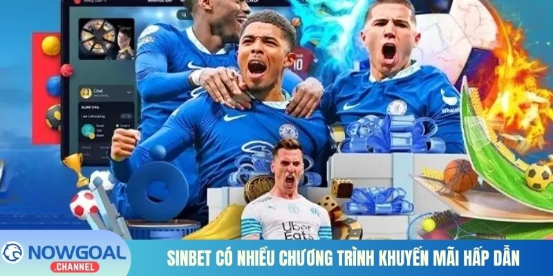 Sinbet có nhiều chương trình khuyến mãi hấp dẫn 